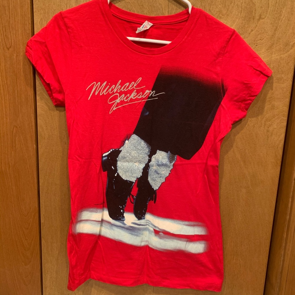 Michael Jackson Billie Jean Red Shirt - L